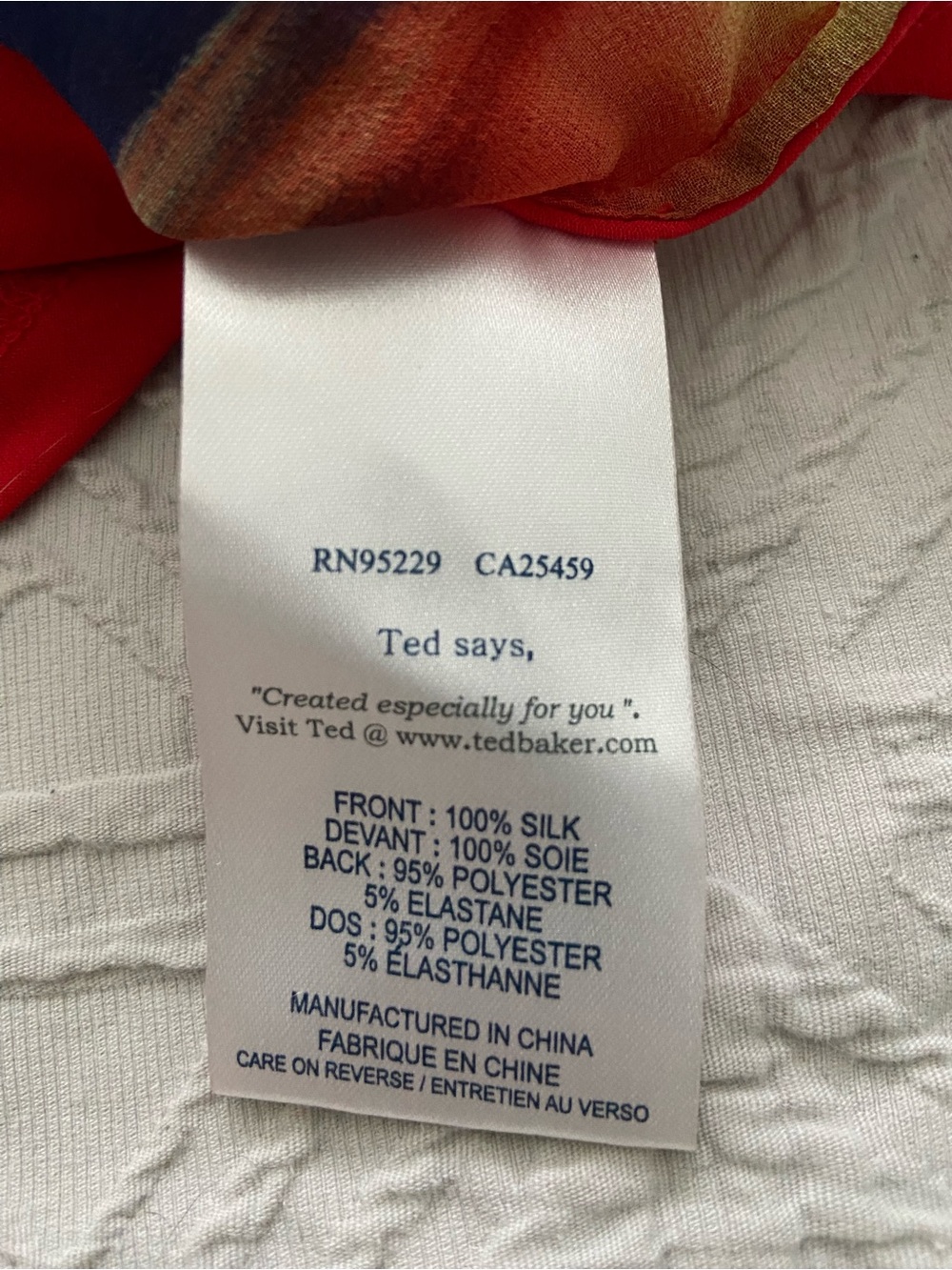 Ted Baker Silk Multicolor Abstract Print Scoop Neck Tank Top - Picture 10 of 12